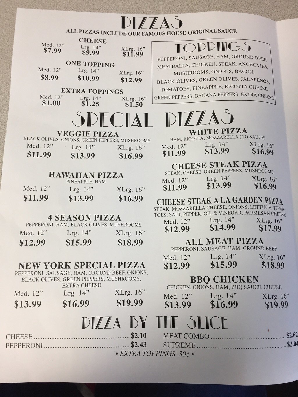 New York Pizza